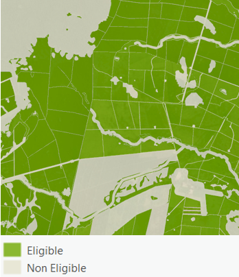 SilviCarbon analysis: eligibility mapping
